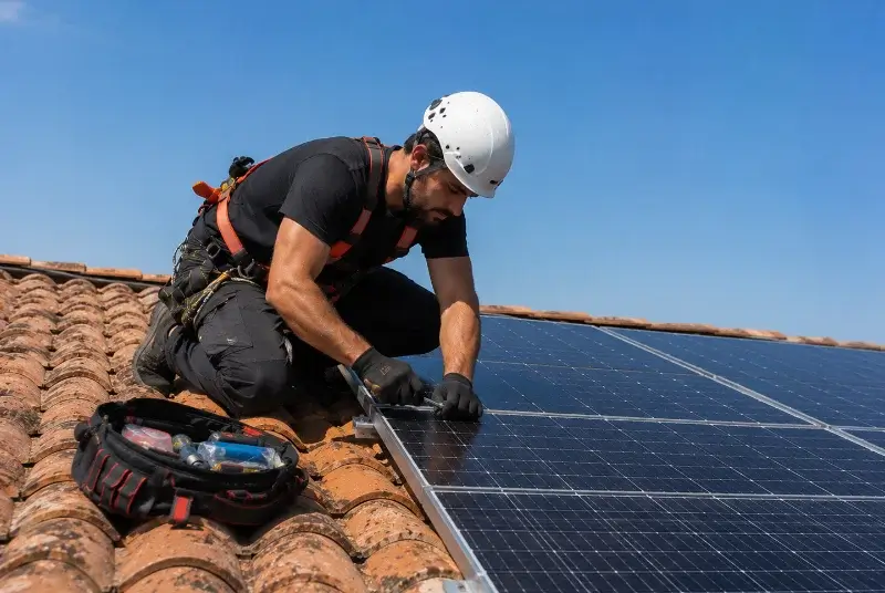 Maintenance et monitoring de panneaux solaires à la Chapelle-sur-Coise