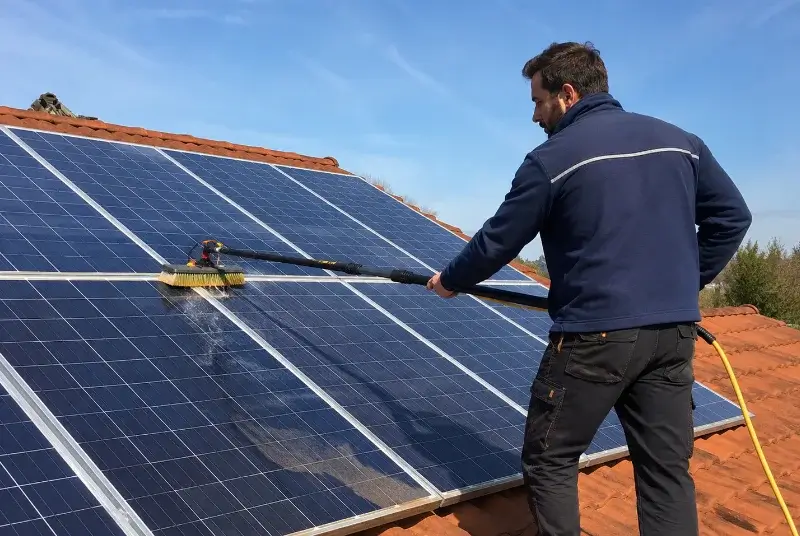 Nettoyage et entretien de panneaux solaires à la Chapelle-sur-Coise